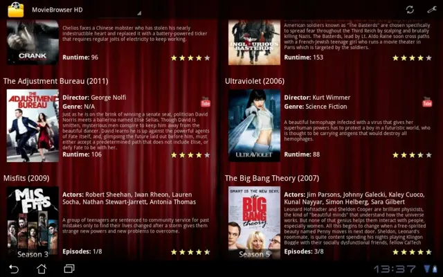 MovieBrowser HD android App screenshot 1